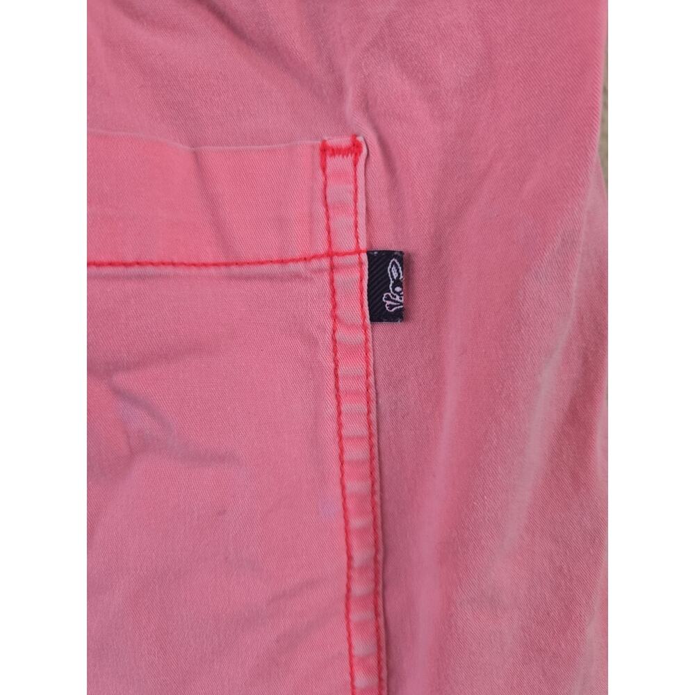 Psycho Bunny Drawstring Shorts 6" Men’s, Pink, Size Small - Picture 6 of 9